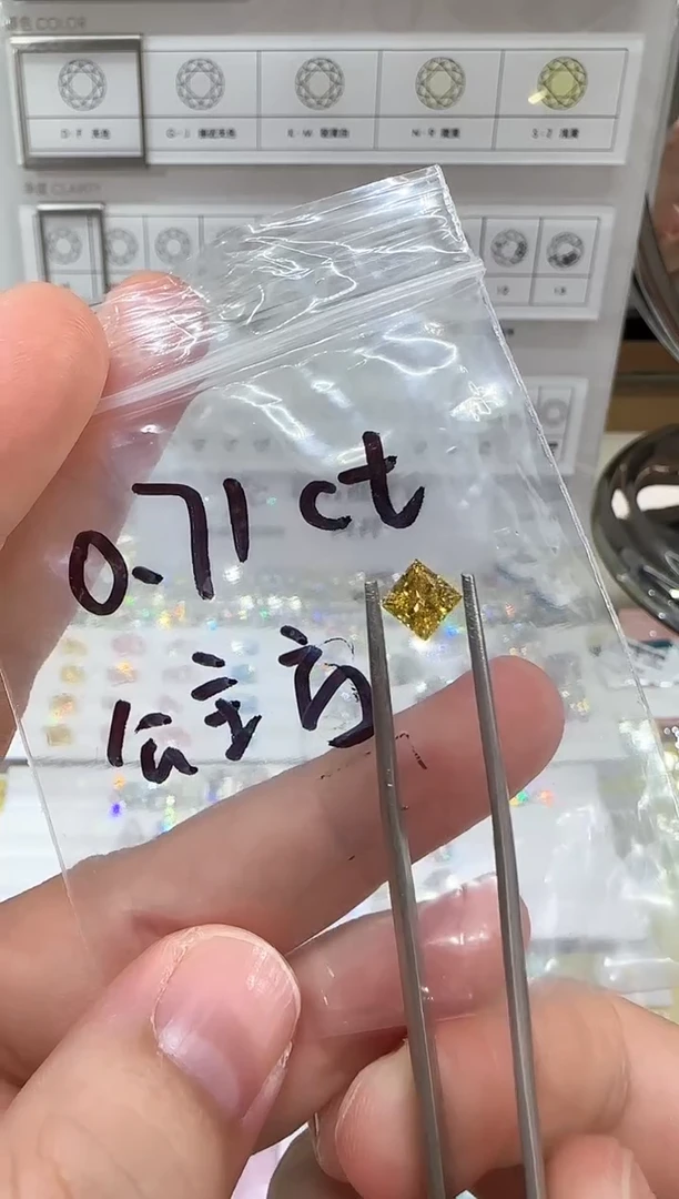 未镶嵌实验室培育钻石@ 0.71ct 先鉴赏，再定制！