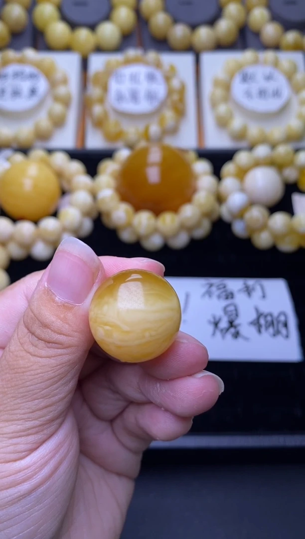 裸石琥珀未镶嵌大小姐珠宝严选74