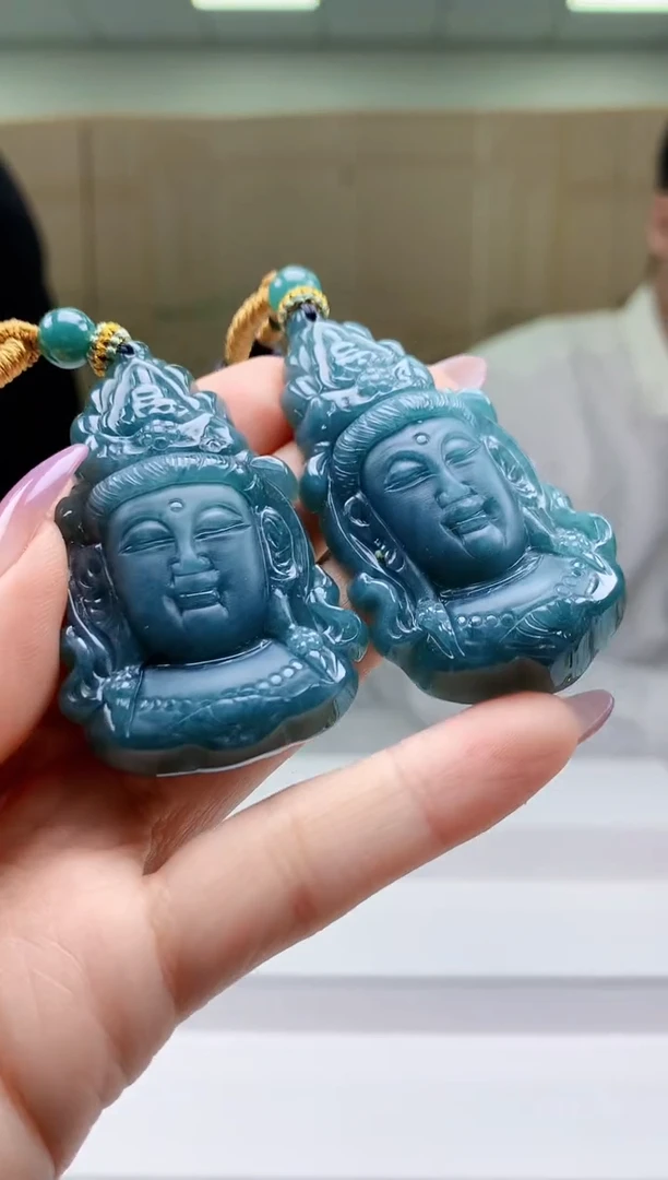 【闪购商品】定制翡翠未镶嵌5028ty-毛货挂件142