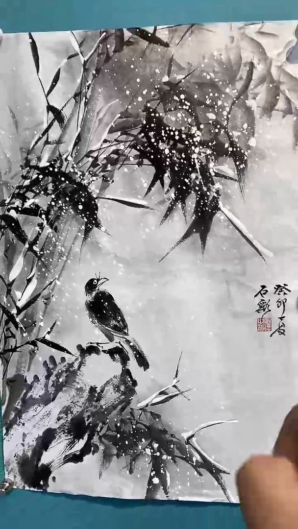 国画国画画都展厅国画作品B4