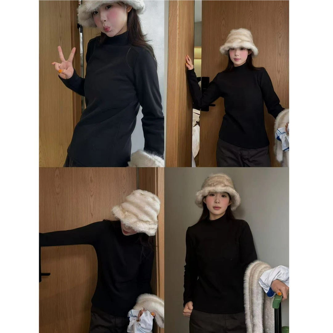 白白家-“雪地打底”冬季新款加厚体感温润打底#T1588