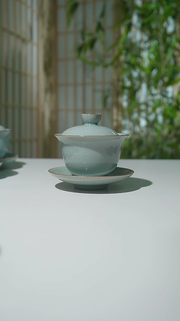 其他A冰花釉元宝盖碗1