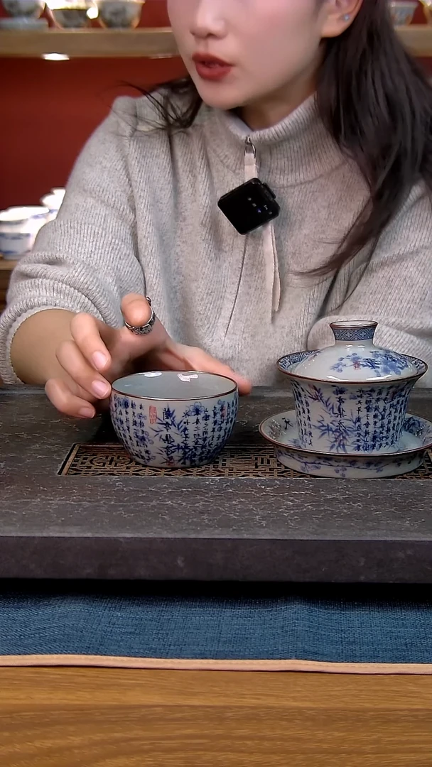简装家用款2件套 老陶泥开片纹陶瓷茶具