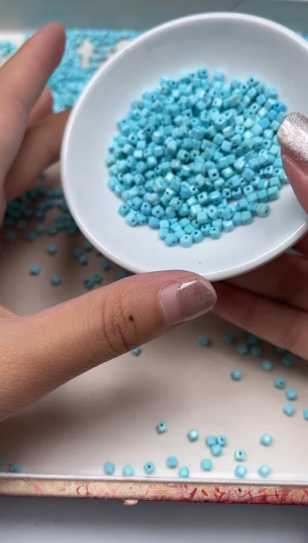 手饰玛瑙未镶嵌D885绿 淞方糖4mm30个8.8元