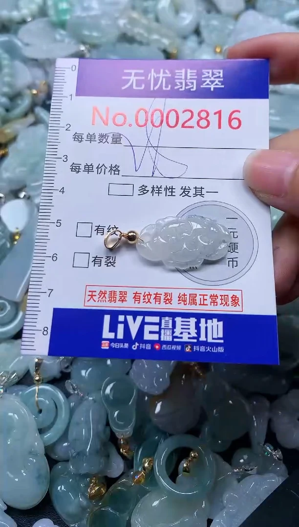 颈饰未镶嵌翡翠2816