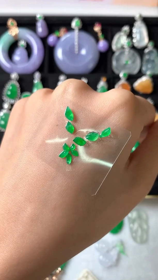 定制翡翠未镶嵌裸石（镶嵌定制）