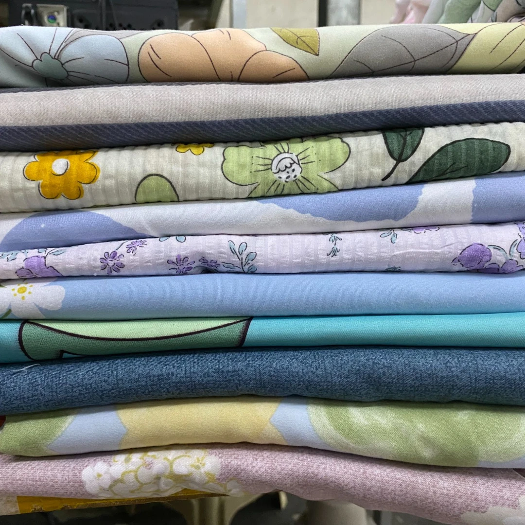 【青青】2025新款亲肤 床单 被套 未加工 以直播间讲解为准