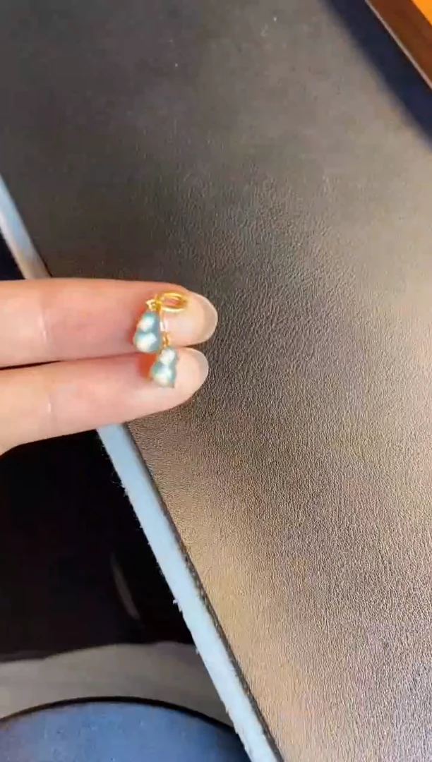 吊坠(不含链)银S925镶嵌翡翠1