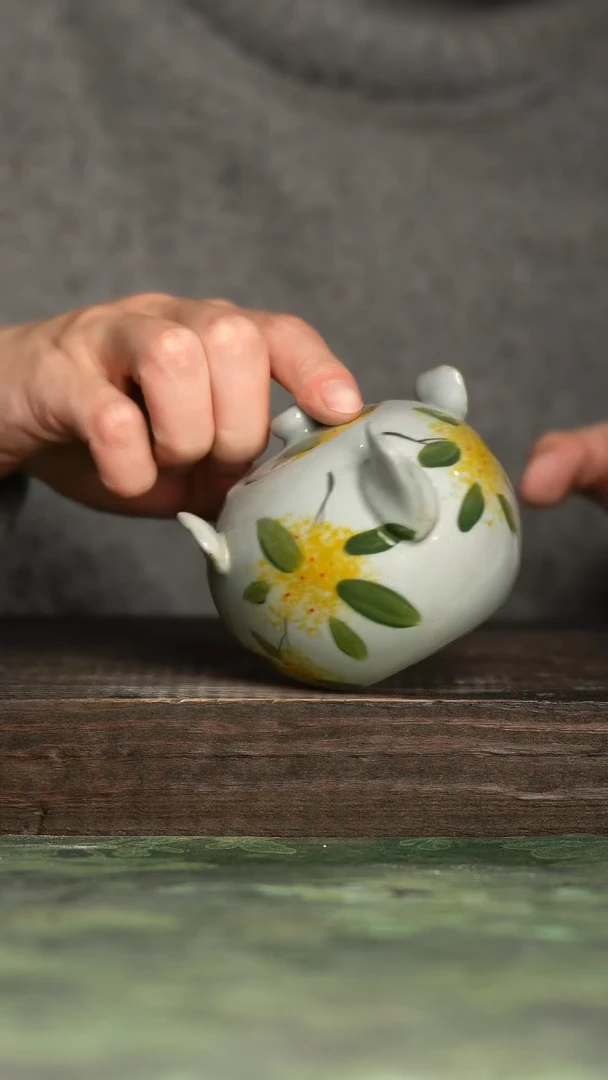 【闪购商品】杯青诗手工手绘瓷器