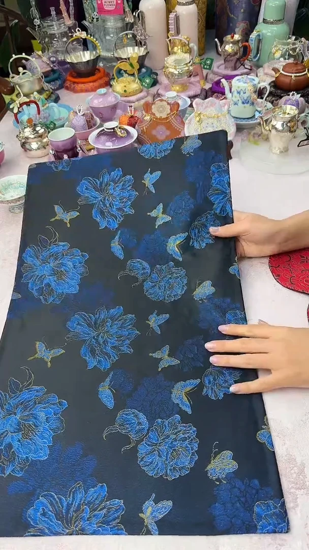 50蓝色牡丹茶席