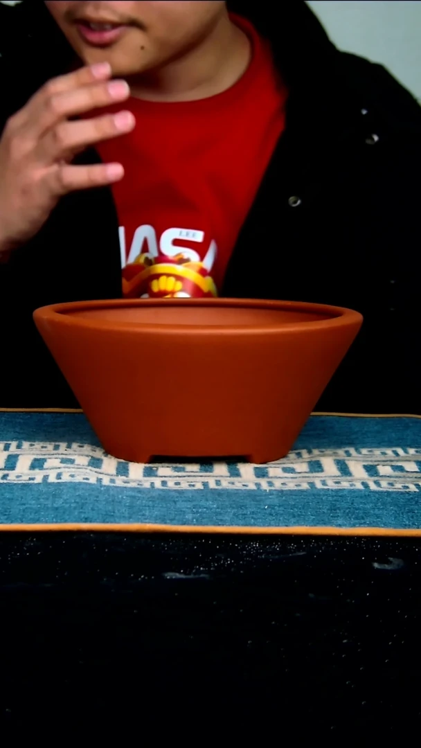 【闪购商品】紫砂花盆17.5*7.5内径紫砂花盆