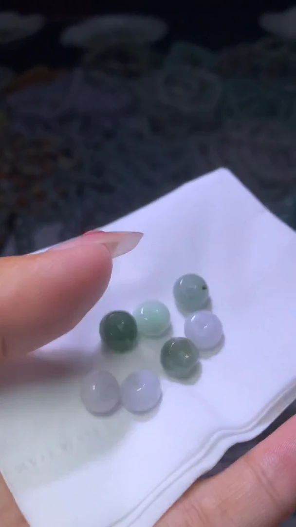 翡翠未镶嵌颈饰美*MXX029694