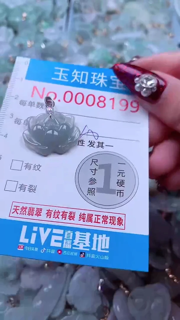 吊坠(不含链)未镶嵌翡翠8199