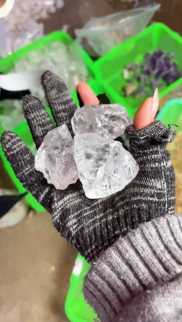 【闪购商品】水晶摆件未镶嵌白阿赛多样性发一个 129