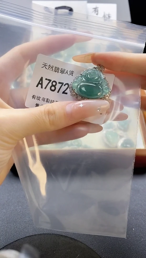 吊坠(赠链)未镶嵌翡翠天然翡翠A货