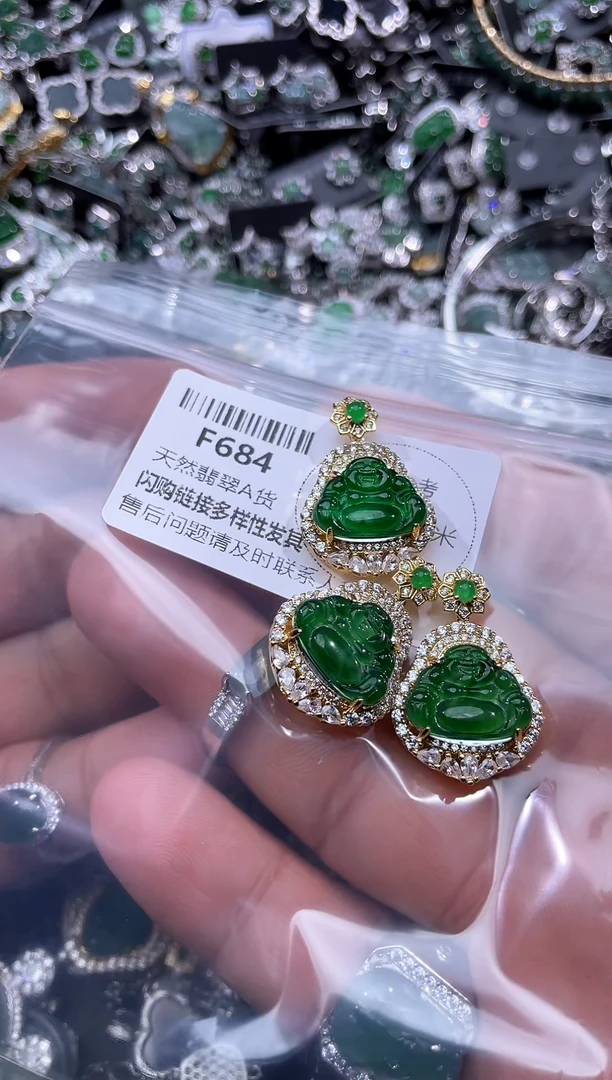 【闪购商品】翡翠颈饰未镶嵌F684多样性发其一