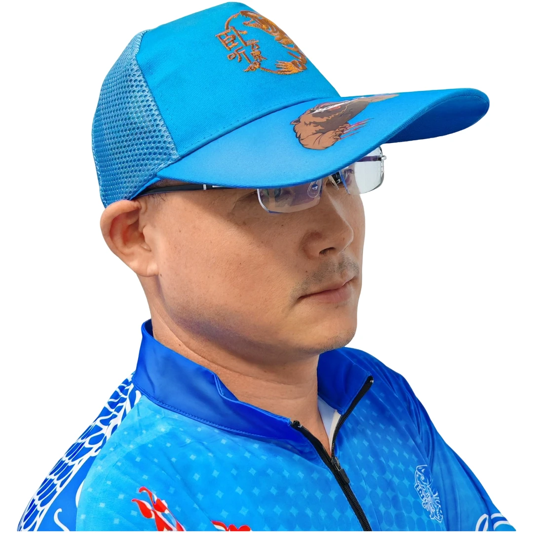 夏季户外透气网眼鸭舌帽宽沿通用头戴帽子