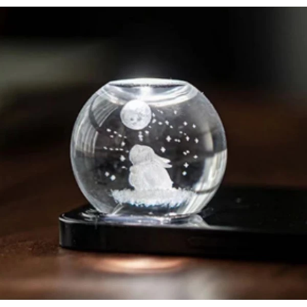 玉兔望月-星辰盖置（安全包装）