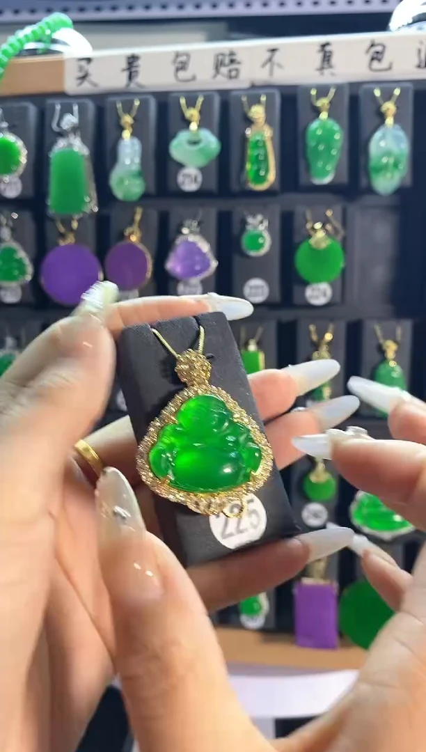 【闪购商品】翡翠耳饰银S925镶嵌225....