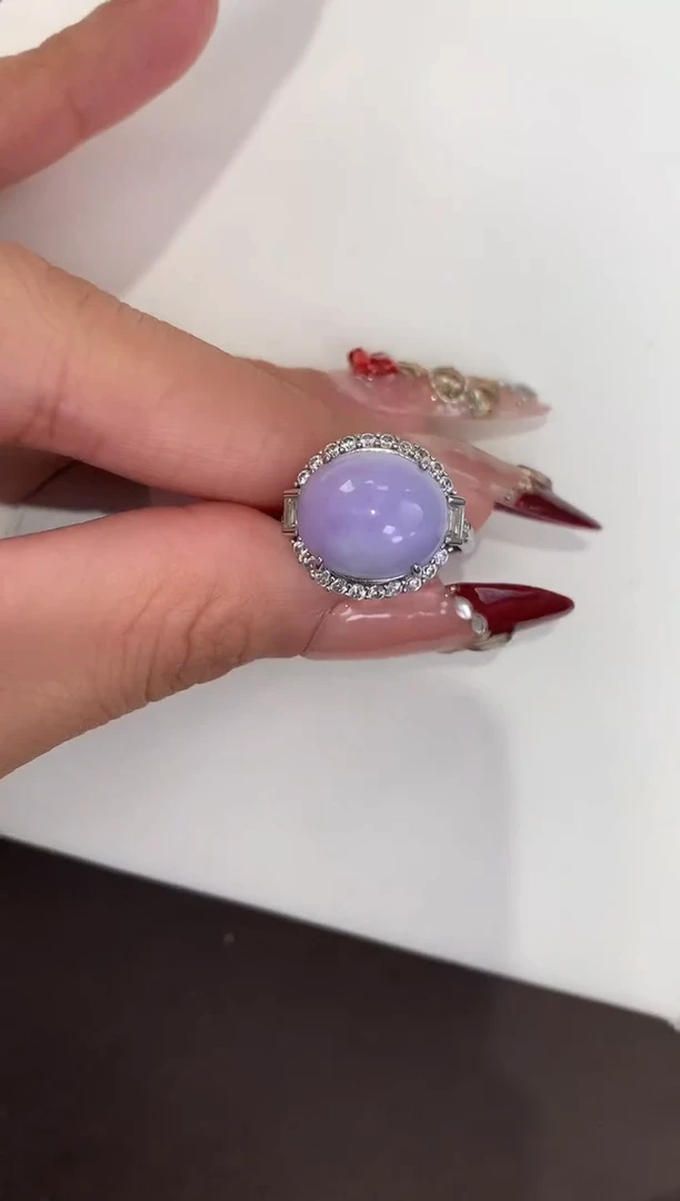 颈饰银S925镶嵌翡翠天然缅甸a货翡翠