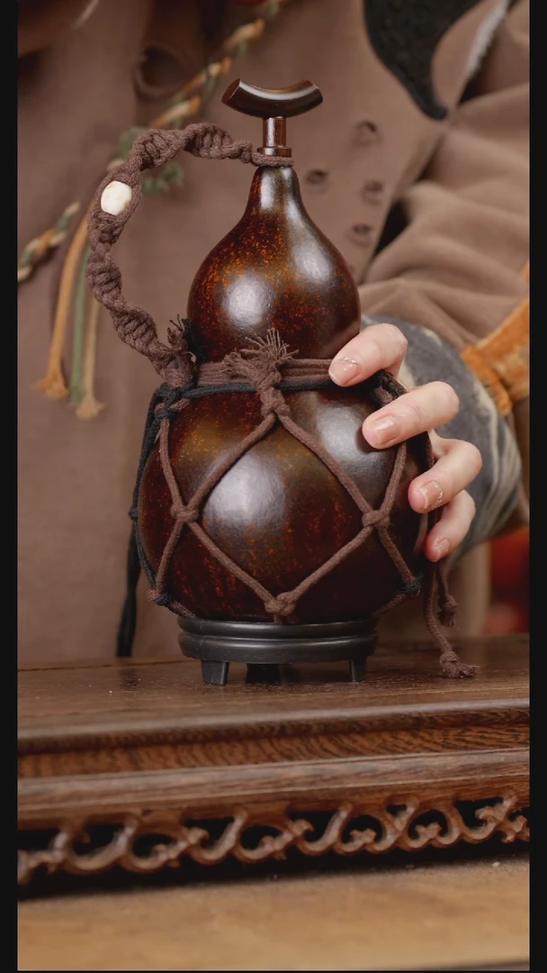 219号精品天然大漆酒葫芦一物一拍~