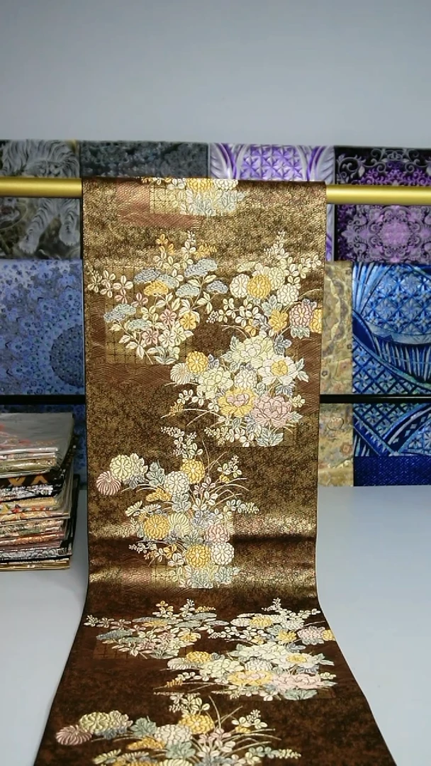 织绣西阵织批发花卉