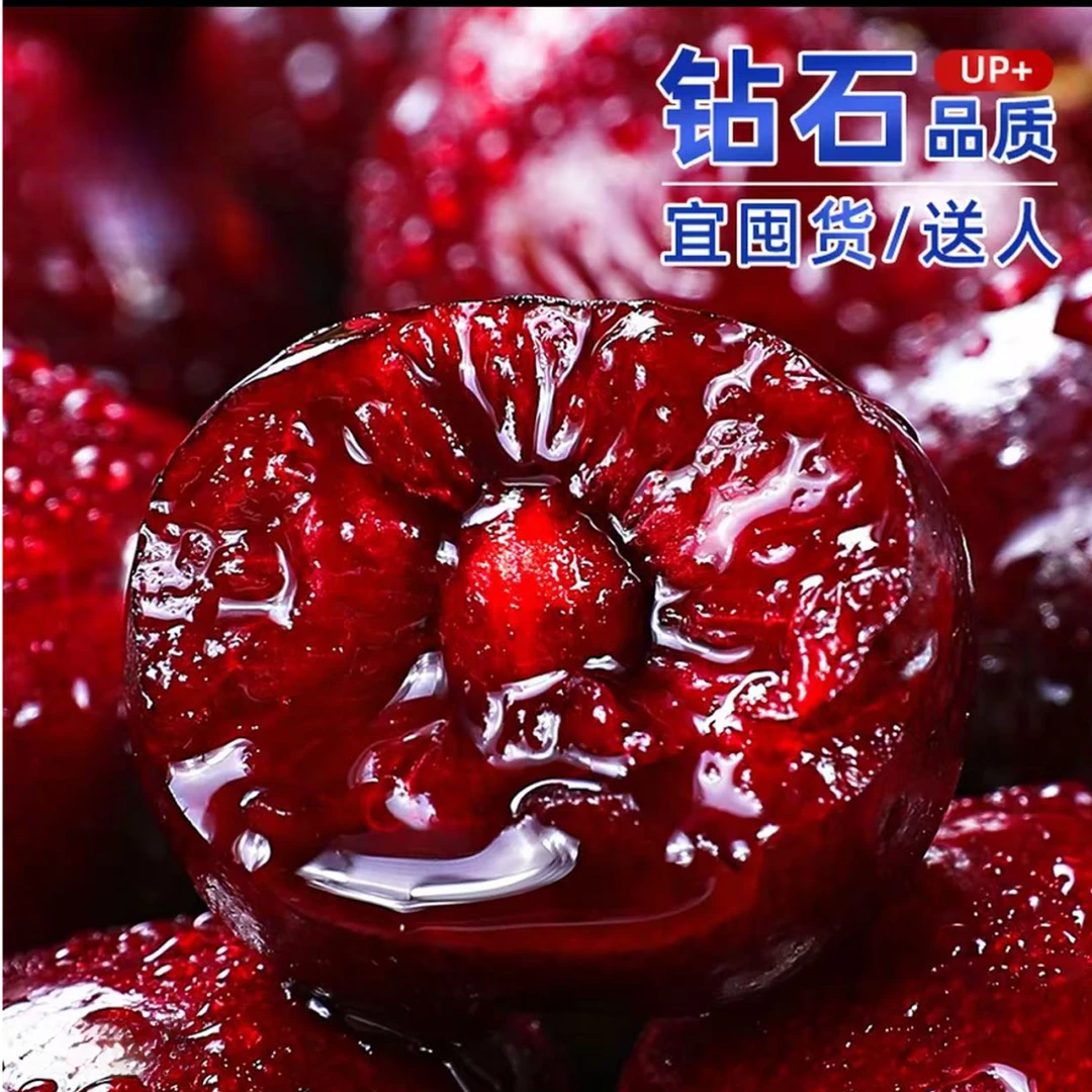 智利空运新鲜车厘子2JD-4JD包邮内附果径卡（WYSYZ1)