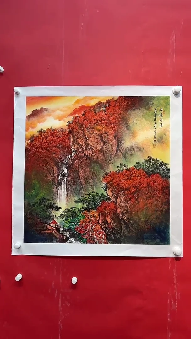 国画画家陆远华纯手绘原作