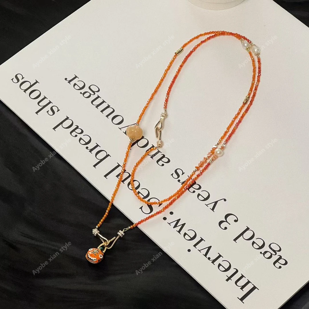 橙趣橘子海~原创设计小众时尚 显白轻奢高级单品配饰