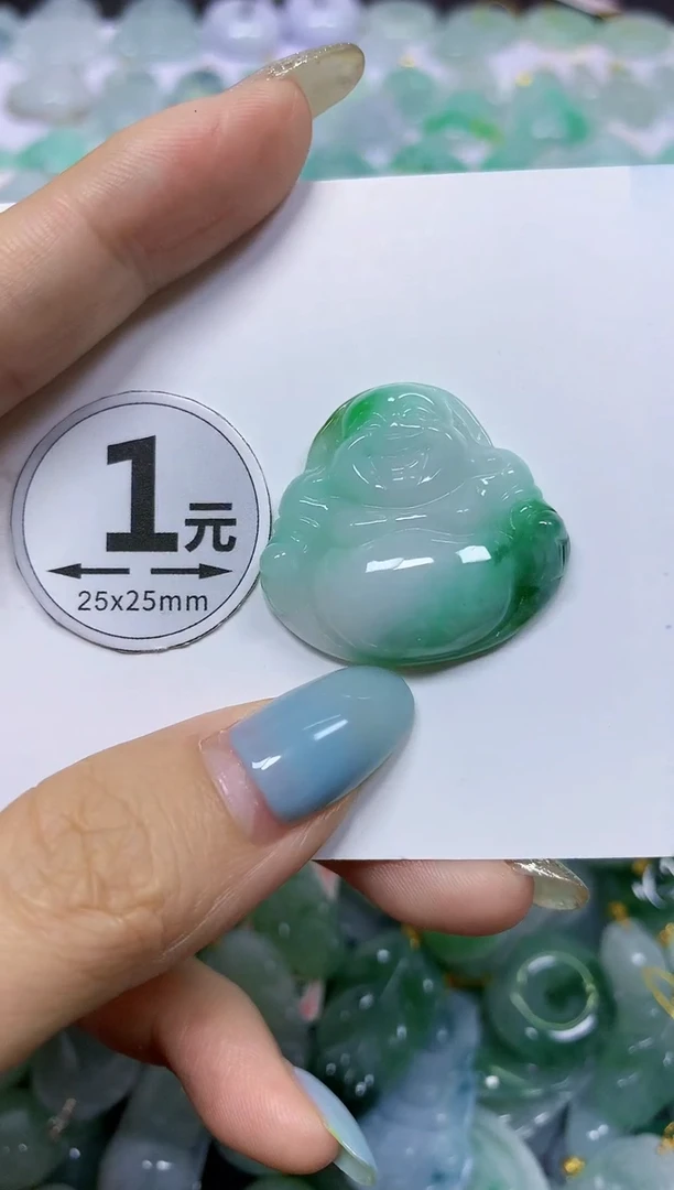 翡翠未镶嵌颈饰天然翡翠A货