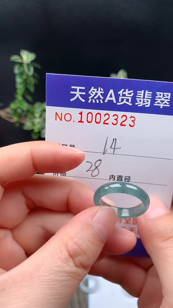 未镶嵌戒指翡翠14#