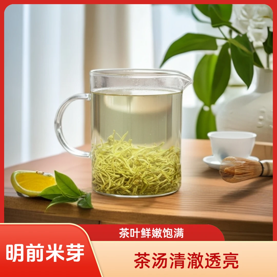 新茶毛尖绿茶开园茶明前春茶