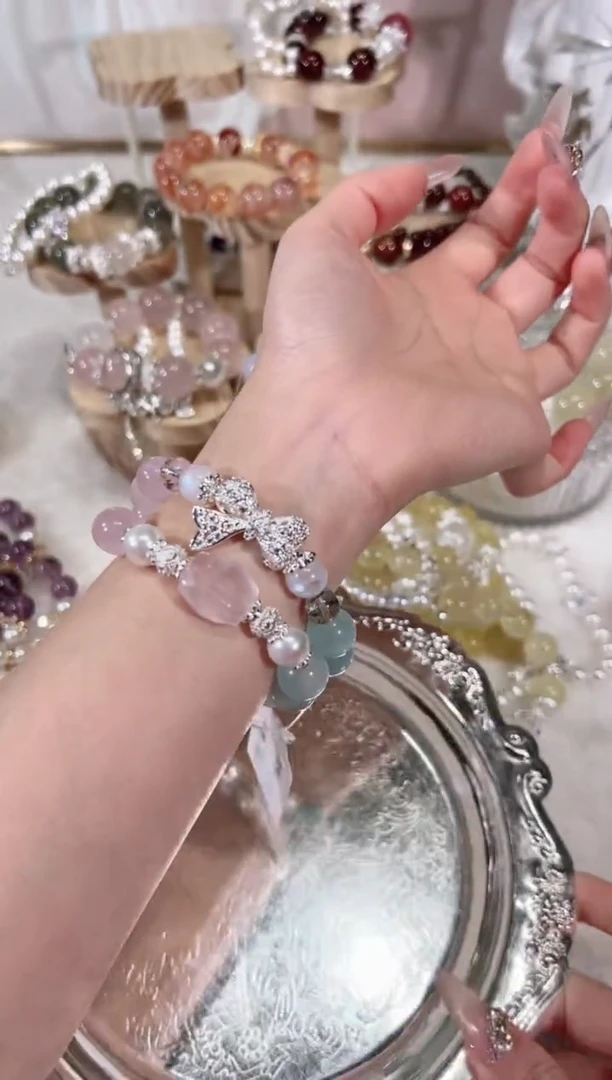 【闪购商品】水晶手链未镶嵌天然水晶默认微瑕 多样性发货发其一