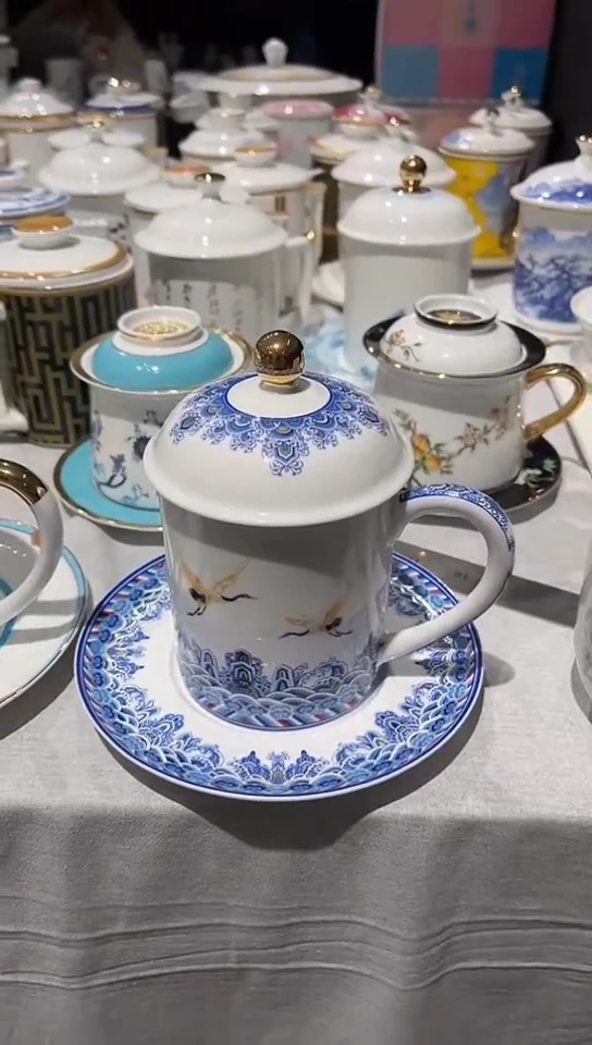 瓷茶漏杯1个隆达骨瓷无茶漏