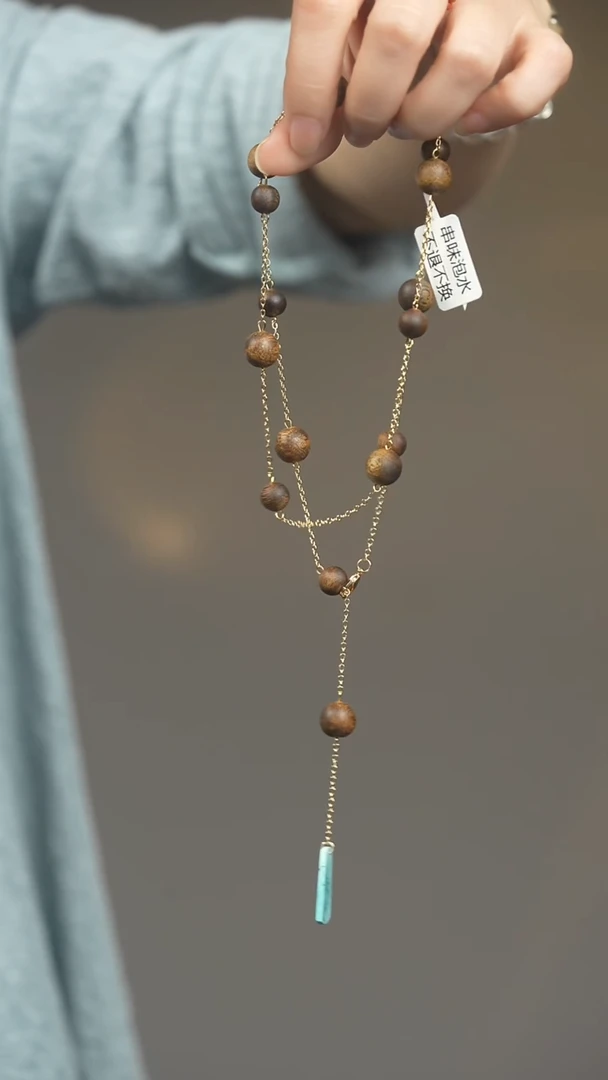 【闪购商品】沉香吊坠海南绿奇楠绿松吊坠