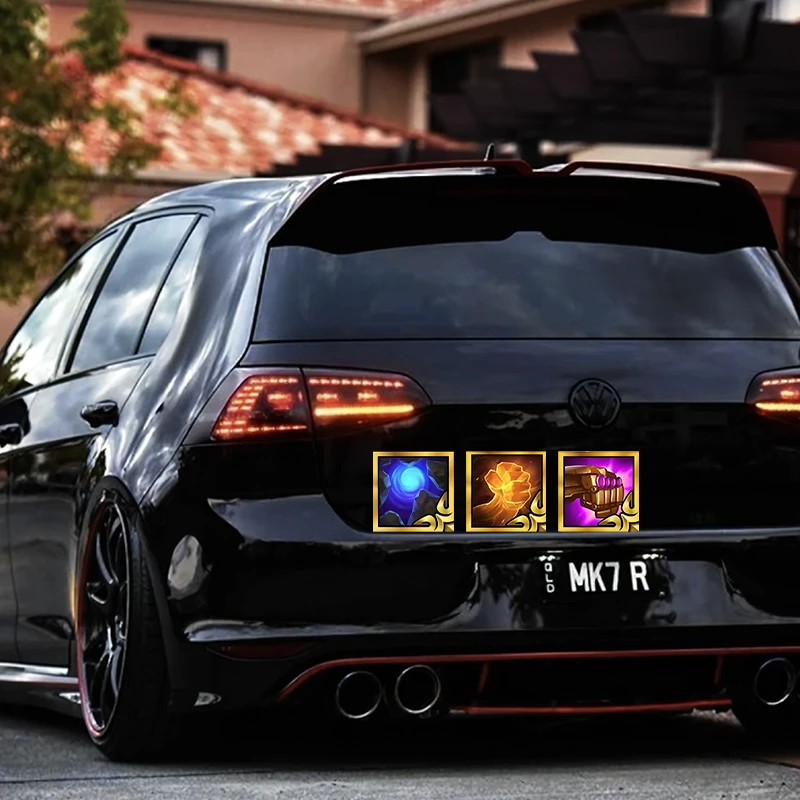 英雄联盟云顶之弈金铲铲之战装备神装法爆无尽拳头车贴个性贴纸