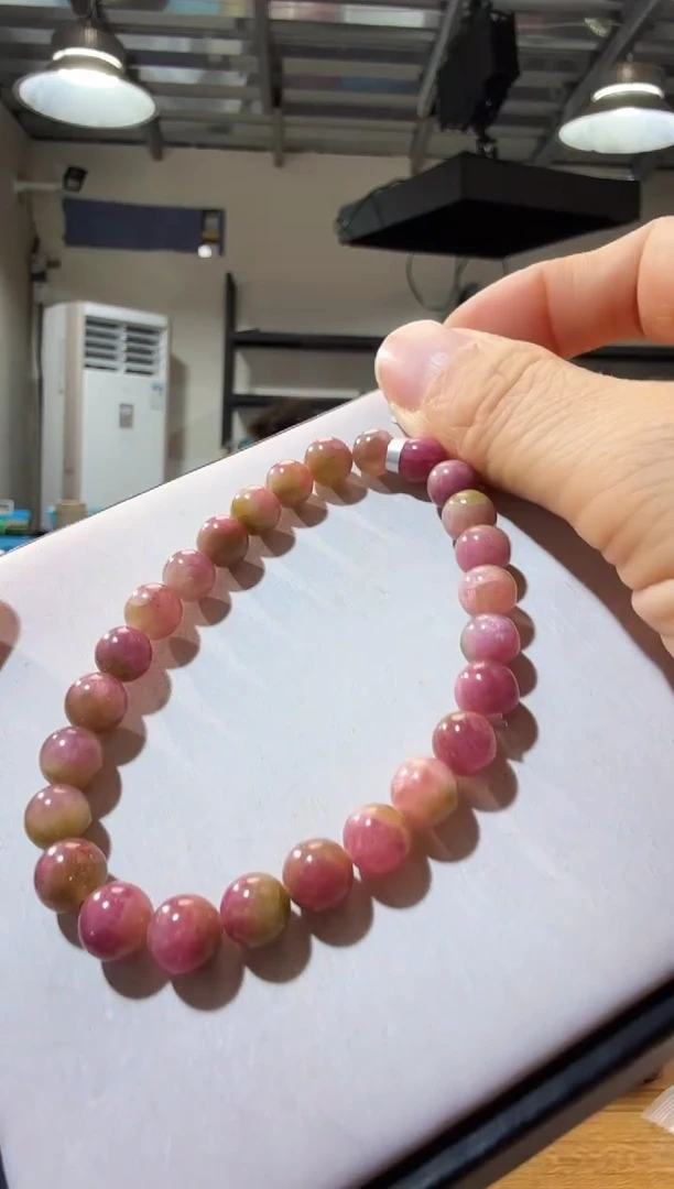 未镶嵌手链碧玺优0538 约7mm