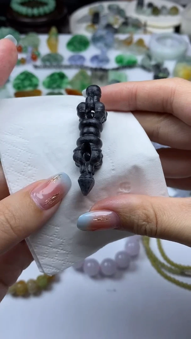 定制翡翠未镶嵌奶*香毛货定制不退不换