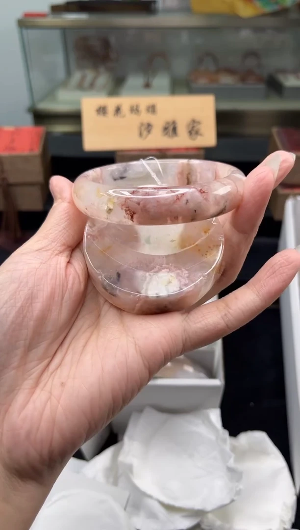 未镶嵌手镯石英质玉60圈口（赠品镯心）322014