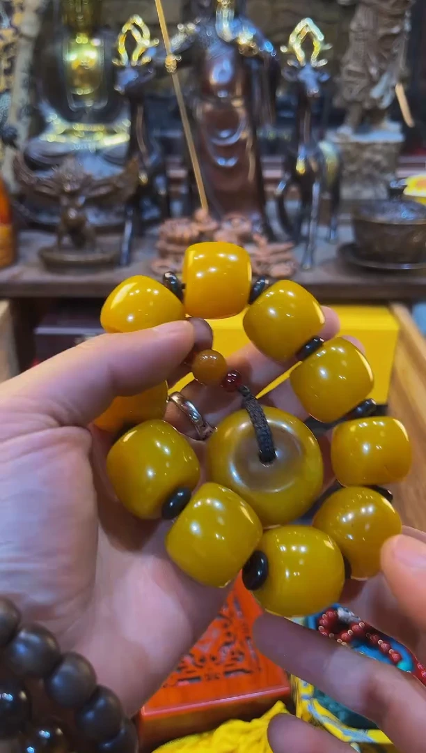 未镶嵌蜜蜡手串专属链接便宜出了