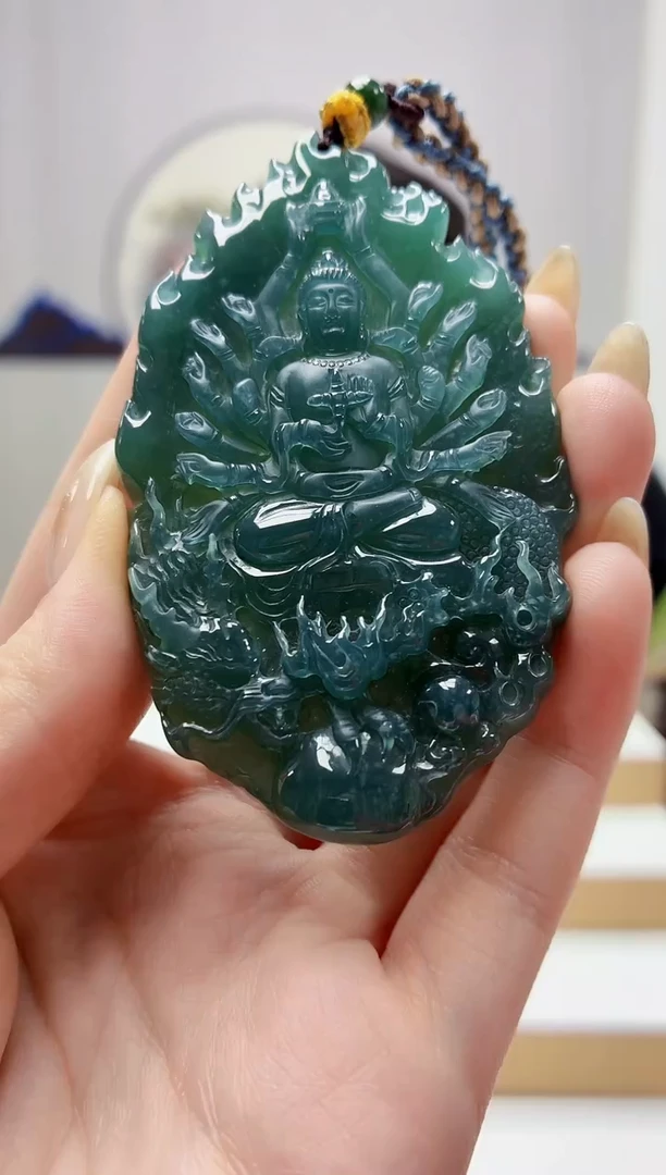 未镶嵌定制翡翠5060jw-毛货挂件122