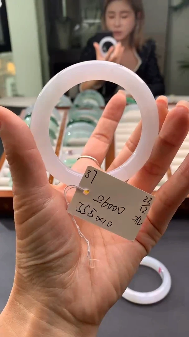 未镶嵌手镯翡翠翡翠手镯#37 圈口55