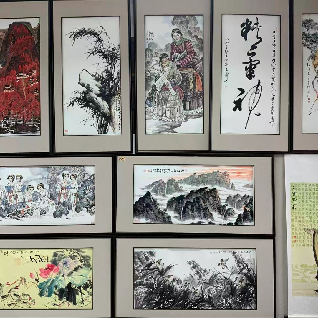 国艺文化/8平尺/国画/手工托裱/手绘宣纸/亲笔手绘