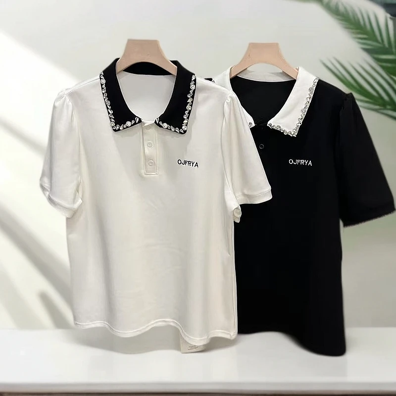 夏季款13107重工polo领短袖（不调不换介意着慎拍）
