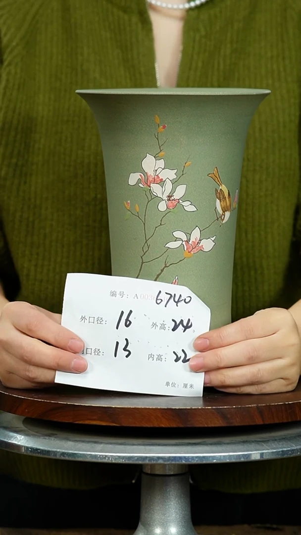 紫砂花盆6740+Z 紫砂花盆紫砂