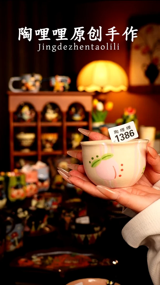 陶哩哩原创手作陶瓷1386
