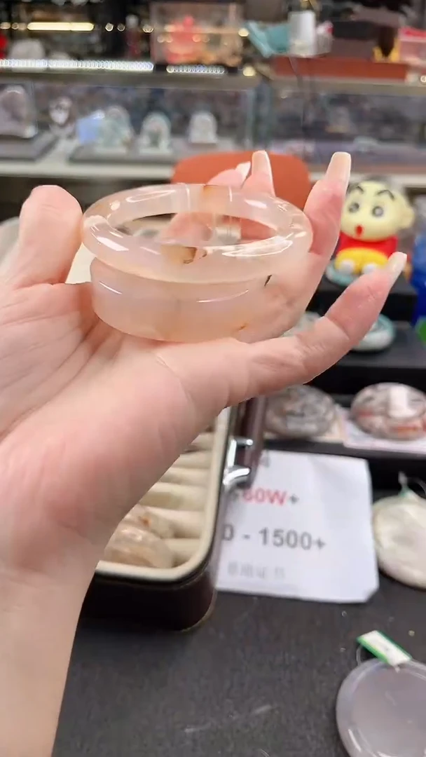 未镶嵌手镯石英质玉55圈口（赠品镯心）6984662
