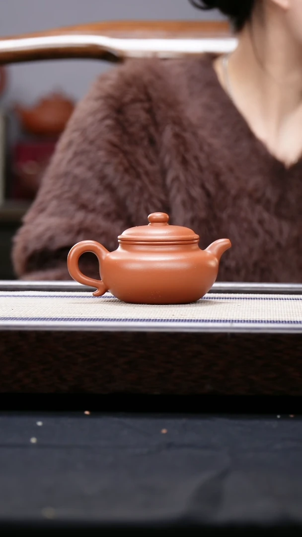 【闪购商品】紫砂茶壶赵庄朱泥 仿古壶