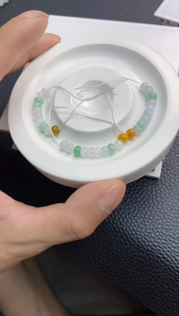 翡翠散珠22天然A货翡翠散珠多样性发10颗
