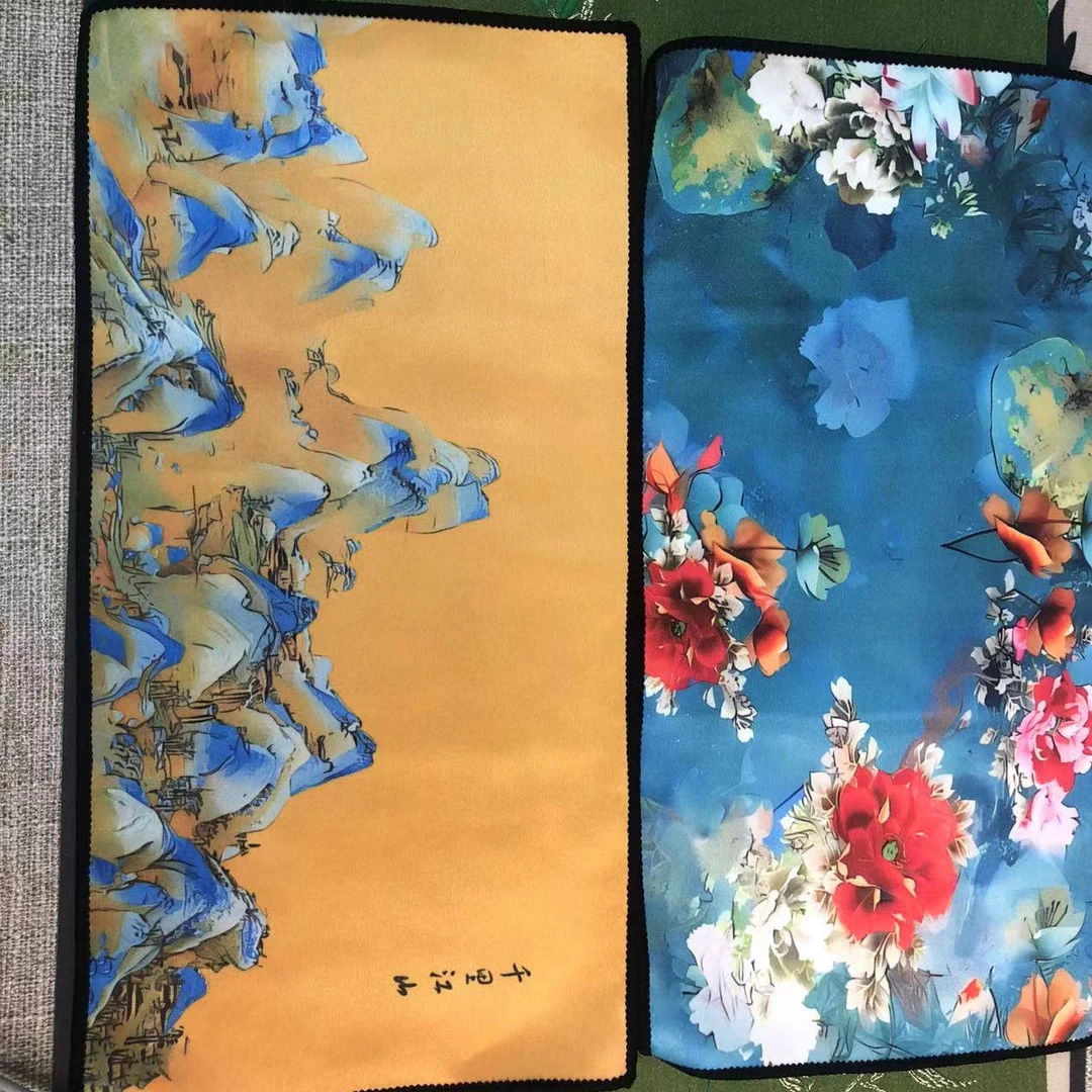 千里江山  绿野仙踪 茶巾 茶具两件套 C0059